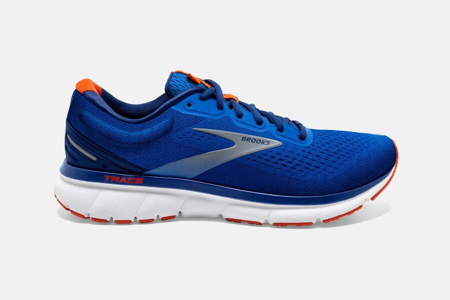 Brooks Israel Trace Road Running Shoes Mens - Blue - MAK-365128